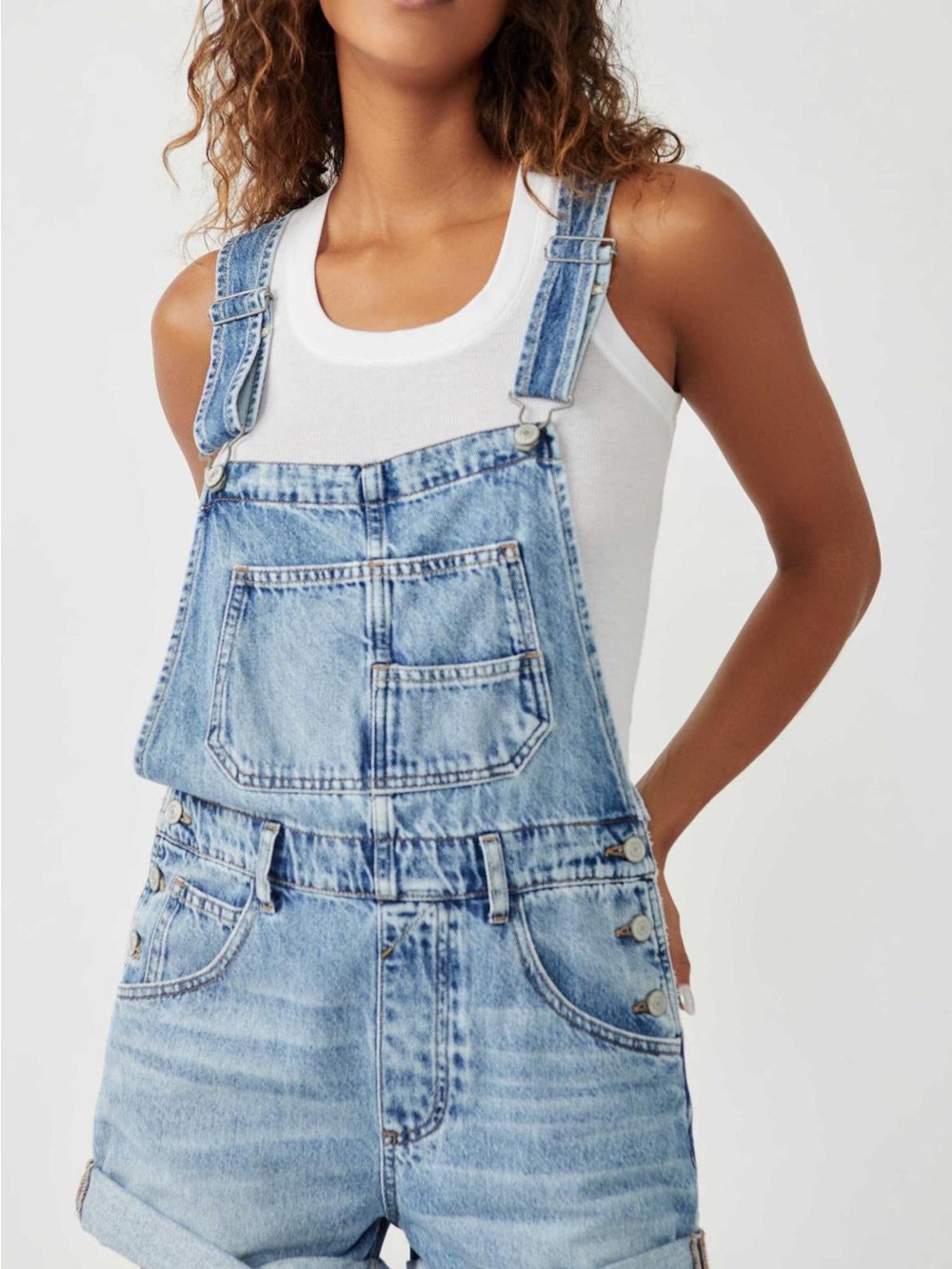 We The Free Ziggy Denim Shortalls